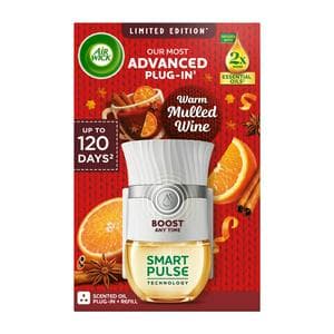 Air Wick Warm Mulled Wine Electrical Pulse Kit Plug In Air Freshener, Limited Edition 19ml
