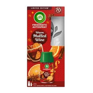 Air Wick Freshmatic Warm Mulled Wine Autospray Air Freshener, Limited Edition 250ml