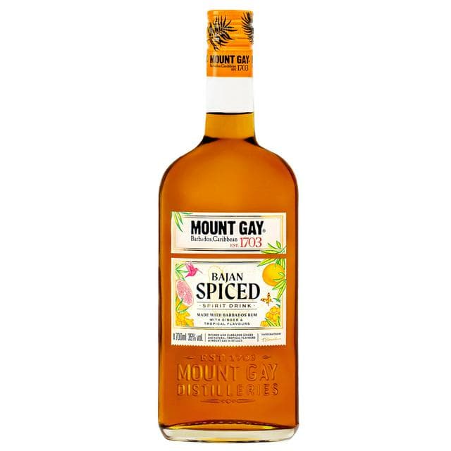 Mount Gay 70cl Bajan Spiced Rum Based Spirit - gallery image 1