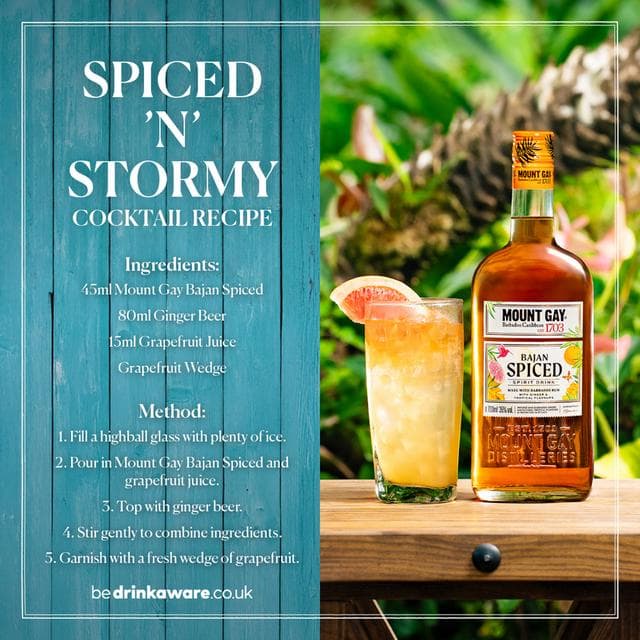 Mount Gay 70cl Bajan Spiced Rum Based Spirit - gallery image 3