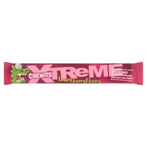 Chewits 34g Extremely Sour Cherry Chews