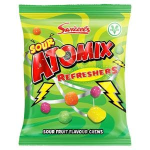 Swizzels Atomix Refreshers 110g Sour Fruit Flavour Chews