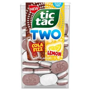 Tic Tac Two 38.5g Cola Fizz & Lemon Flavour Sweets