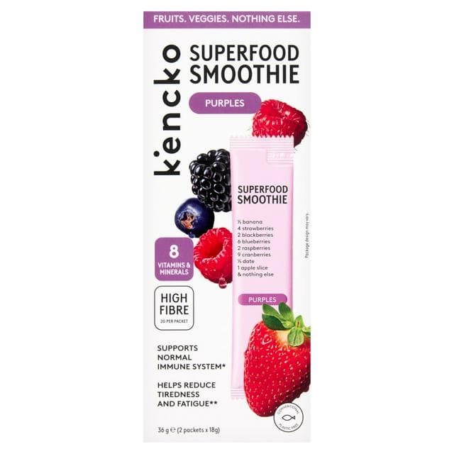 Kencko Superfood 36g Smoothie Purples - gallery image 1