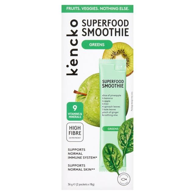 Kencko Superfood 36g Smoothie Greens - gallery image 1
