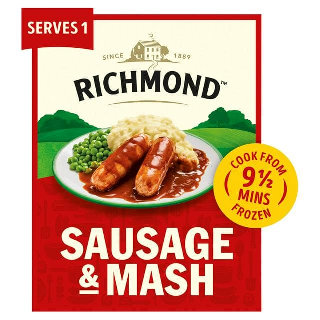 Richmond 400g Sausage & Mash with a Generous Onion Gravy - gallery image 1