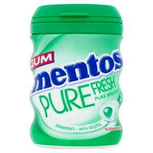 Mentos Pure Fresh 70g Spearmint Gum
