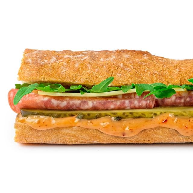 Coco di Mama Hot Honey Italian Deli & Cheese on Sourdough Sandwich - gallery image 2