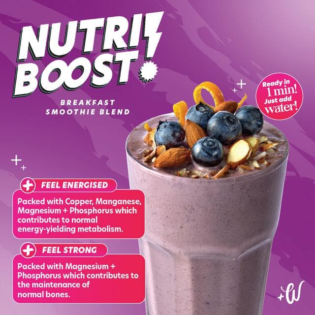 Whitworths Nutri Boost 75g Blueberry Breakfast Smoothie Blend - gallery image 3