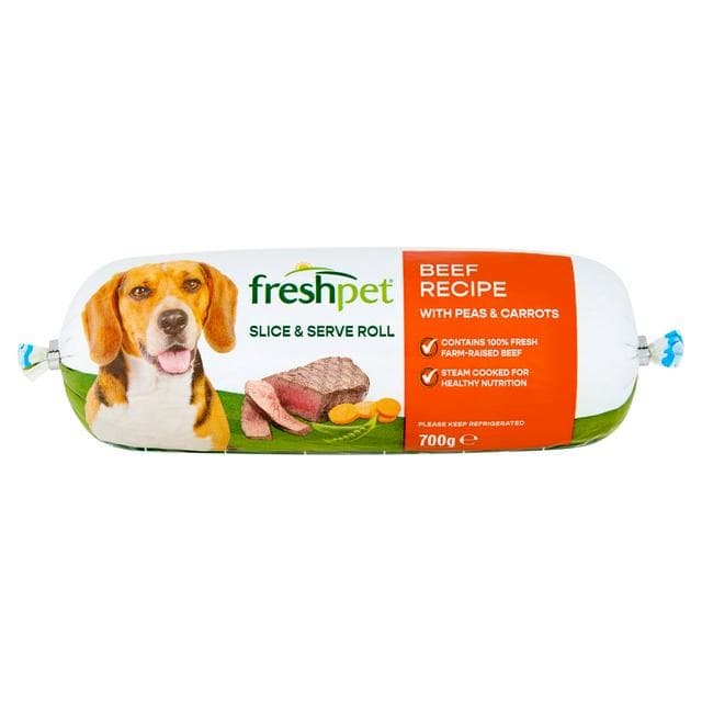 Freshpet 700g Beef Recipe with Peas & Carrots Fresh Dog Food - gallery image 1