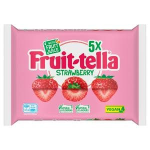 Fruit-tella 5 x 41g Strawberry Sweets