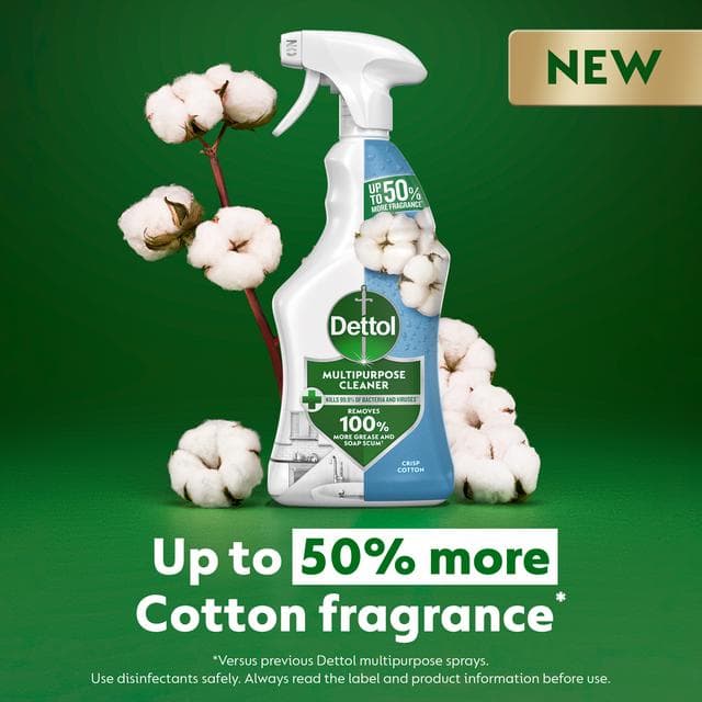 Dettol 750ml Crisp Cotton Multipurpose Cleaner - gallery image 2