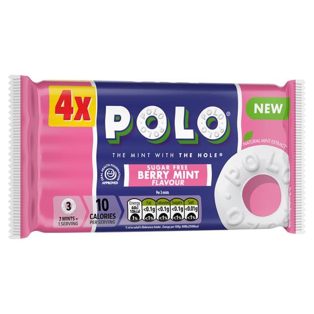 Polo 4 x Sugar Free Multipack Berry Mint Flavour Tube 133.6g - gallery image 2