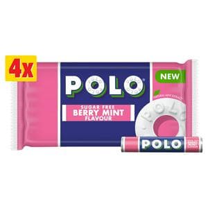 Polo 4 x Sugar Free Multipack Berry Mint Flavour Tube 133.6g