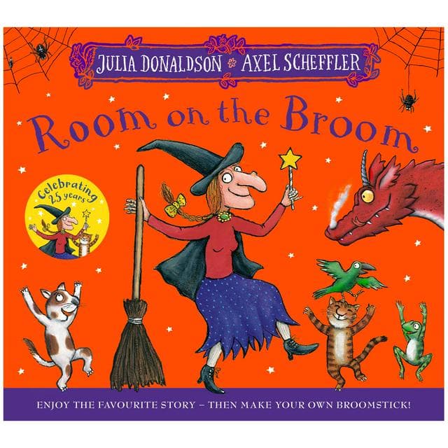 Julia Donaldson & Axel Scheffler Room on The Broom 25th Anniversary Edition Children's Book - gallery image 1
