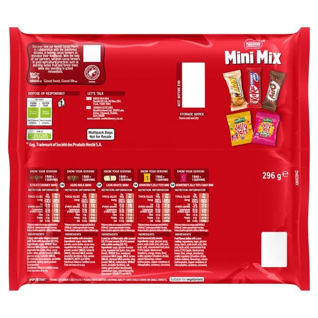 Nestle Mini Mix 296g Multipack Chocolate Bar - gallery image 3