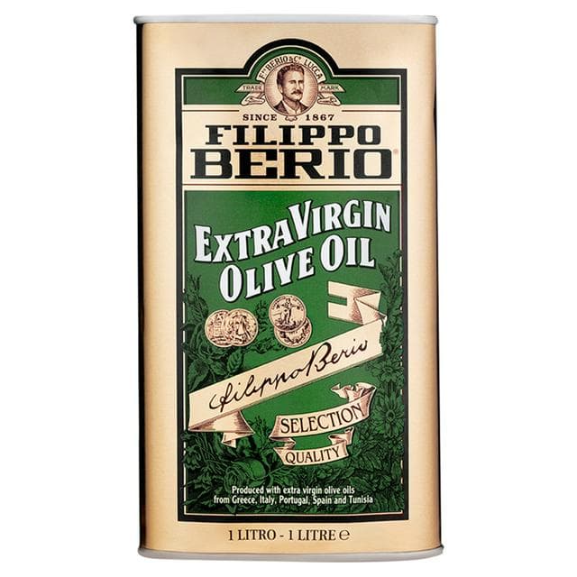 Filippo Berio 1L Extra Virgin Olive Oil Tin - gallery image 1