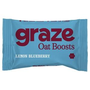 Graze 50g Oat Boosts Lemon Blueberry Snack Bar