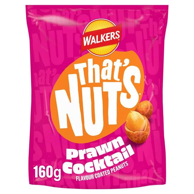 Thats Nuts Walkers 160g Prawn Cocktail Sharing Coated Peanuts - gallery image 1