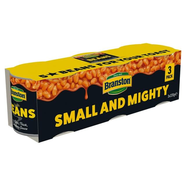 Branston 3 x 220g Baked Beans in a Rich, Thick, Tomatoey Sauce - gallery image 1
