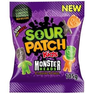 Sour Patch Kids 105g Monster Heads Candy
