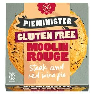 Pieminister 260g Gluten Free Moolin Rouge British Beef Steak & Red Wine Pie
