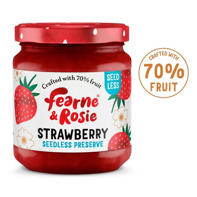 Fearne & Rosie Strawberry Seedless 70% Fruit Jam - gallery image 1