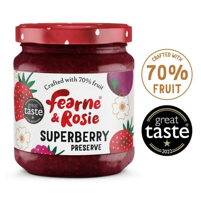 Fearne & Rosie Superberry 70% Fruit Jam - gallery image 1