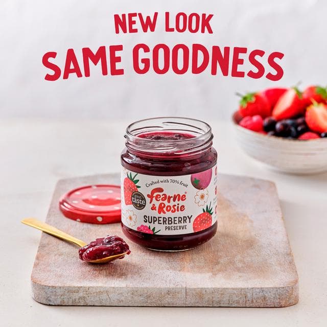 Fearne & Rosie Superberry 70% Fruit Jam - gallery image 4