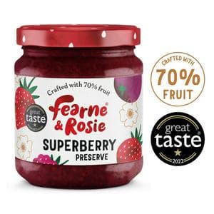 Fearne & Rosie Superberry 70% Fruit Jam