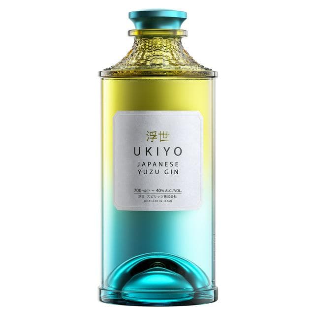 Ukiyo 70cl Japanese Yuzu Citrus Gin - gallery image 1