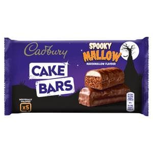 Cadbury 5 x Spooky Mallow Marshmallow Flavour Cake Bars
