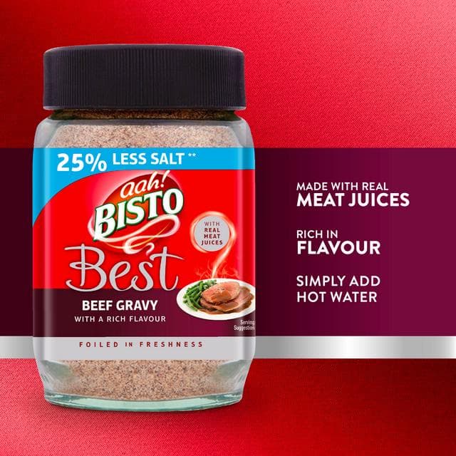 Bisto Best 350g Reduced Salt Beef Gravy Granules - gallery image 2