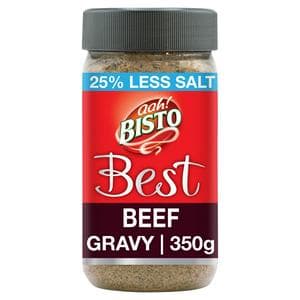 Bisto Best 350g Reduced Salt Beef Gravy Granules