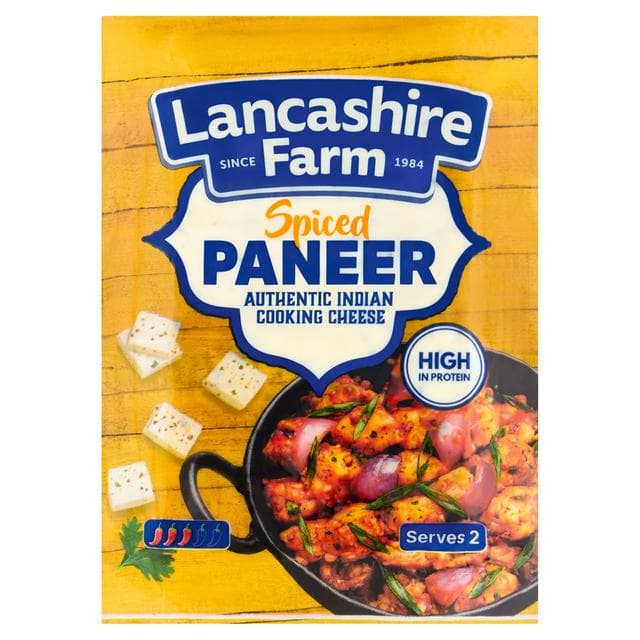 Lancashire 200g Farm Spiced Paneer - gallery image 1