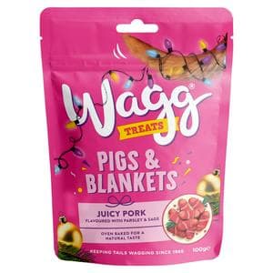 Wagg 100g Pigs & Blankets Dog Treats