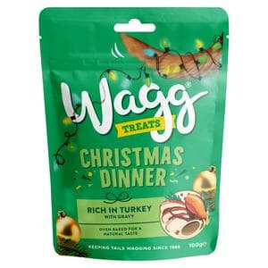 Wagg 100g Christmas Dinner Dog Treats