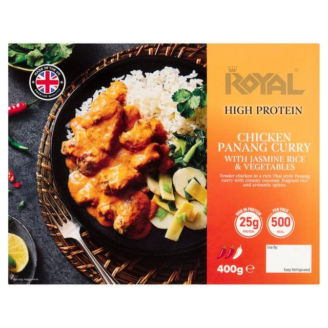 Royal 400g Chicken Panang Curry with Jasmine Rice & Vegetables - gallery image 1