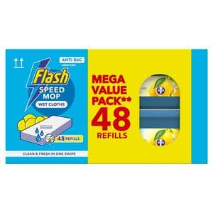 Flash Speedmop 48 x Lemon Floor Cleaner Refills