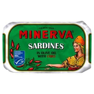 Minerva 120g Sardines in Olive Oil with Chili