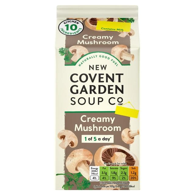 New Covent Garden Food Co. 560g Creamy Mushroom Soup - gallery image 1