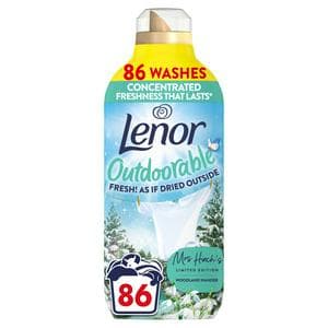 Lenor 86 Washes Mr Hinch's Woodland Wander Outdoorable Fabric Softener, Limited Edition