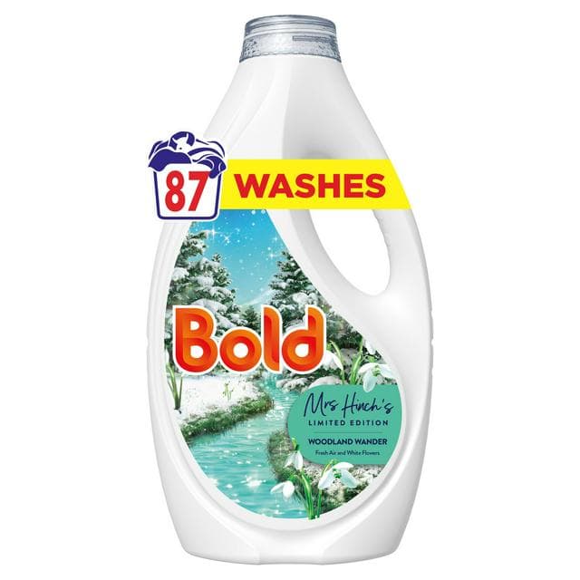 Bold 87 Washes Mrs Hinch’s Woodland Wander Liquid Laundry Detergent, Limited Edition - gallery image 1