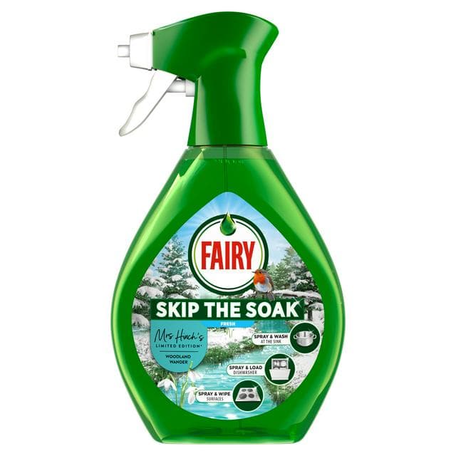 Fairy 650ml Mrs Hinch's Woodland Wander Skip the Soak Dish Power Spray, Limited Edition - gallery image 1