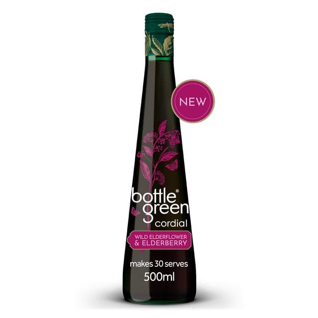 Bottlegreen 500ml Wild Elderflower & Elderberry Cordial - gallery image 2