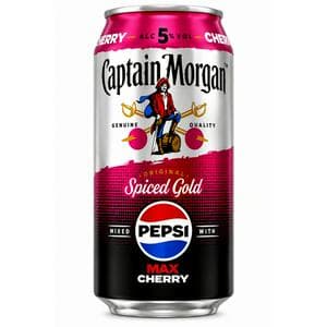 Captain Morgan 330ml Original Spiced Gold & Pepsi Max Cherry Premix Can