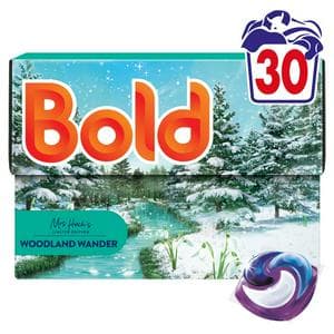 Bold 30 Washes Mrs Hinch's Woodland Wonder Capsules Pods, Limited Edition