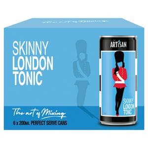 The Artisan Drinks Co. 6 x 200ml Skinny London Tonic Water
