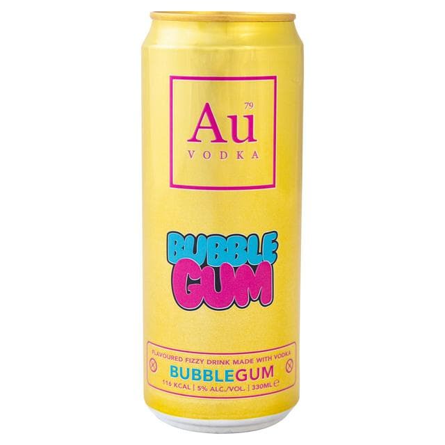 Au Vodka 330ml Bubble Gum Premix Can - gallery image 1