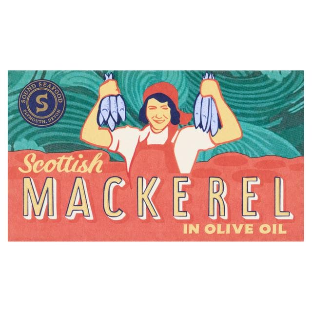 Sound Seafood 125g Scottish Mackerel in Olive Oil - gallery image 1